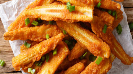 Baby Corn Finger Fry