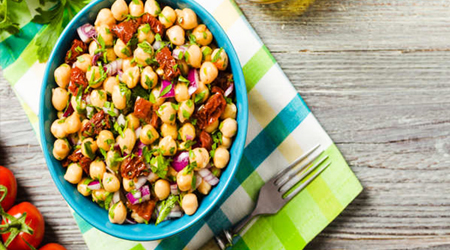 Sweet Corn Chana Salad
